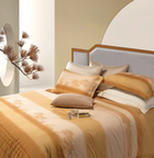 КПБ евро "Тепло природы", цв. оранжевый (хлопок) под:200х230см, пр:245х250, нав:48х74см (2шт)