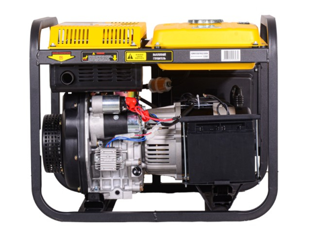 Генератор дизельный с воздушным охлаждением HUTER LDG  5000LX открытая 64/2/7