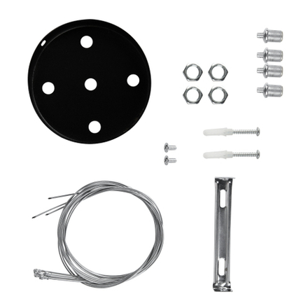 Монтажный набор ЭРА SPO-AC-MOUNTKIT-4B для светильников LED ЭРА Geometria черный