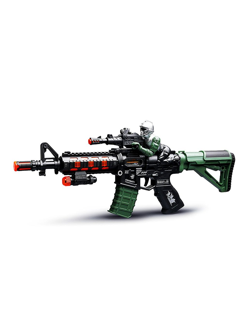 Детский Автомат со светом и звуком на батарейках (844-10)