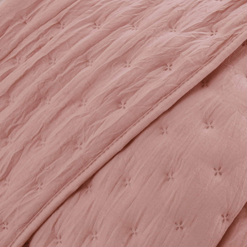 Покрывало 230x250 и 2 наволочки 50х70 Sofi De MarkO Фрау светло-розовое
