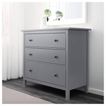 Комод деревянный с 3 ящиками Тарва 76х92х40 см из массива сосны