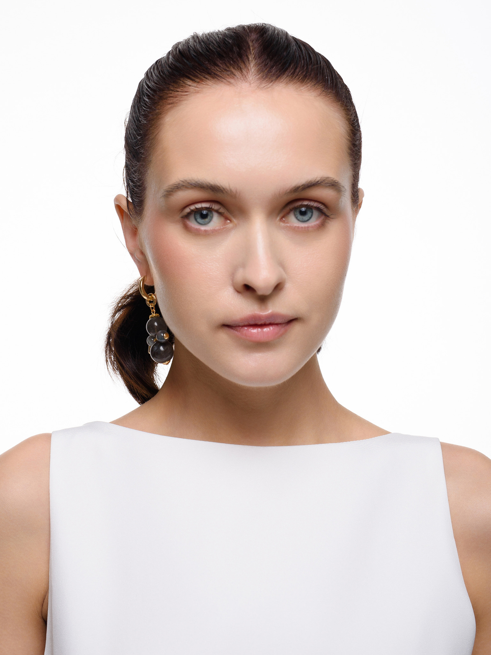 Моносерьга "Nevalyashka" лабрадор Gold