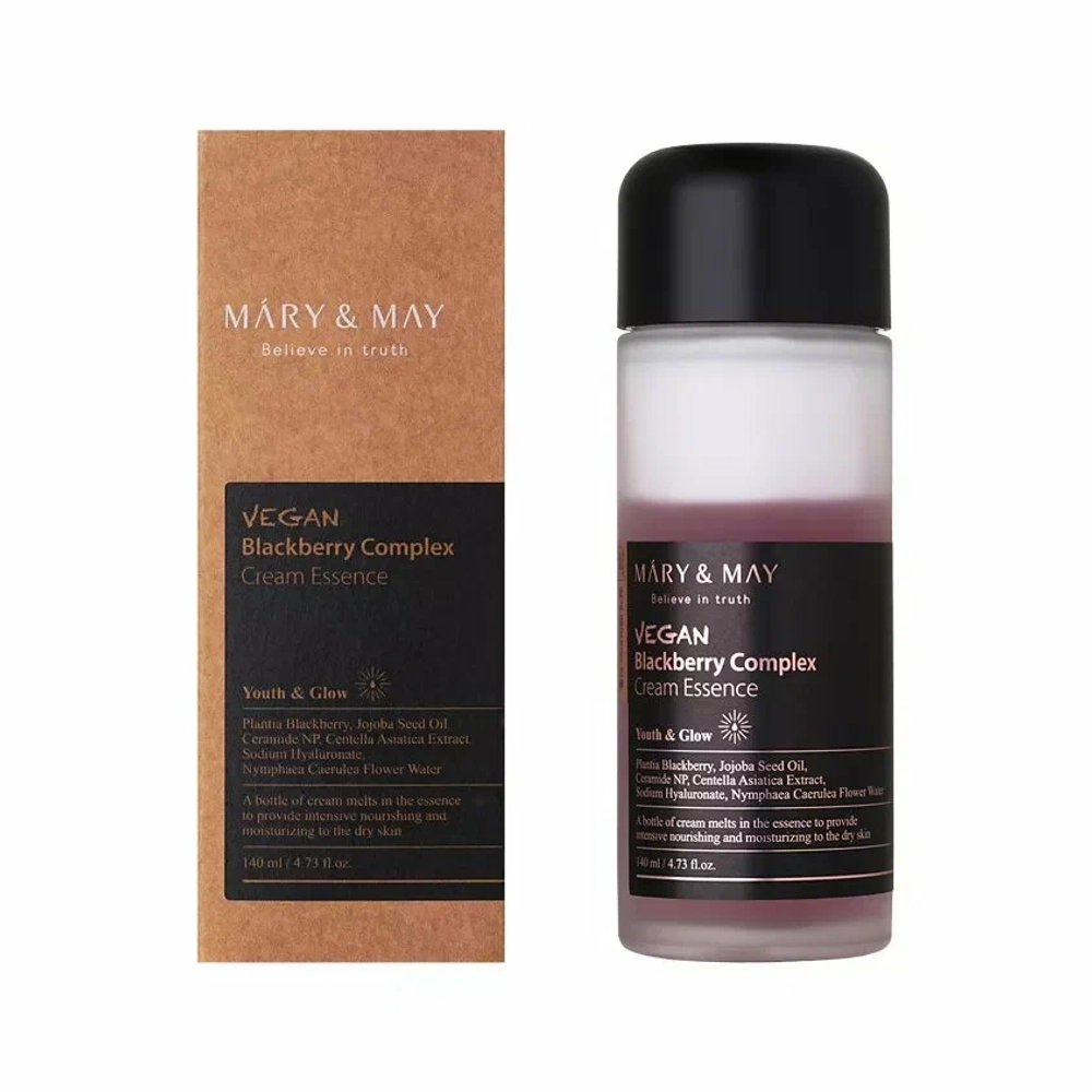 Крем-эссенция с ежевичным комплексом Mary&May Vegan Blackberry Complex Cream Essence 140 мл
