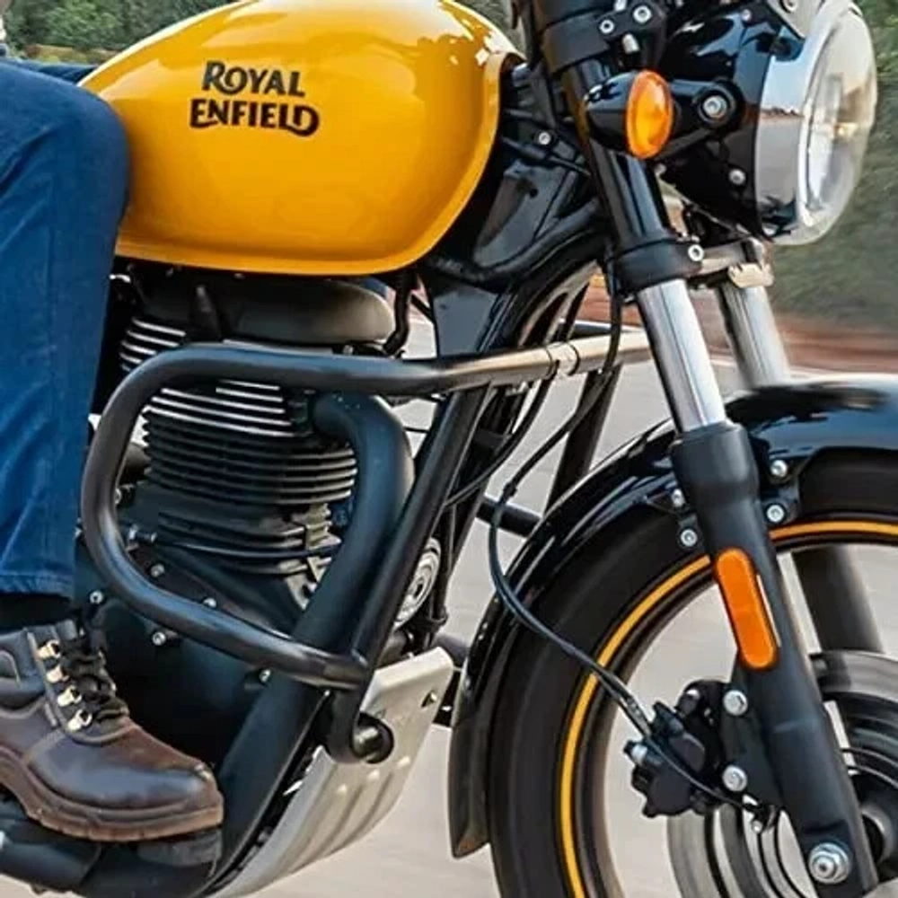 Дуги безопасности Royal Enfield, черного цвета, тип "AIR FLY EVO", арт. KXA00003