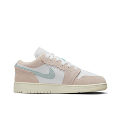 Кроссовки Air Jordan 1 Low White Pink Soft Blue