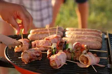 Портативный газовый гриль O-Grill 700T bicolor black-green + адаптер А, 1 горелка