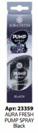 Аром-р AURA FRESH SPRAY Black 50 мл (стекло)