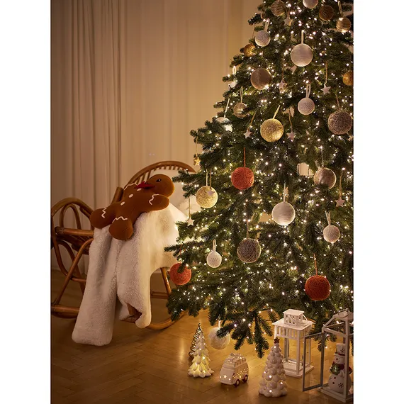 Подушка вязаная classy gingerbread из коллекции new year essential, 40х50 см