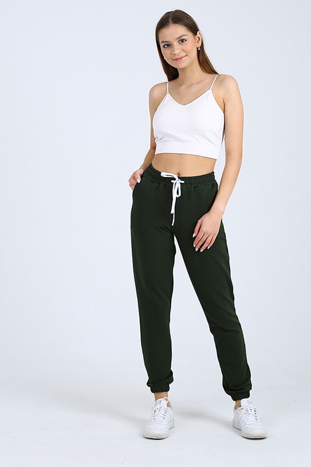 С-624 Брюки-джоггеры из футера