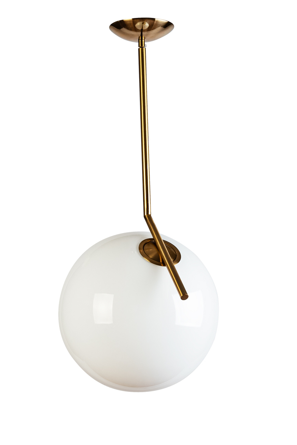 Светильник Garda Decor потолочный "Шар" (белое стекло) 60GD-9137P/L