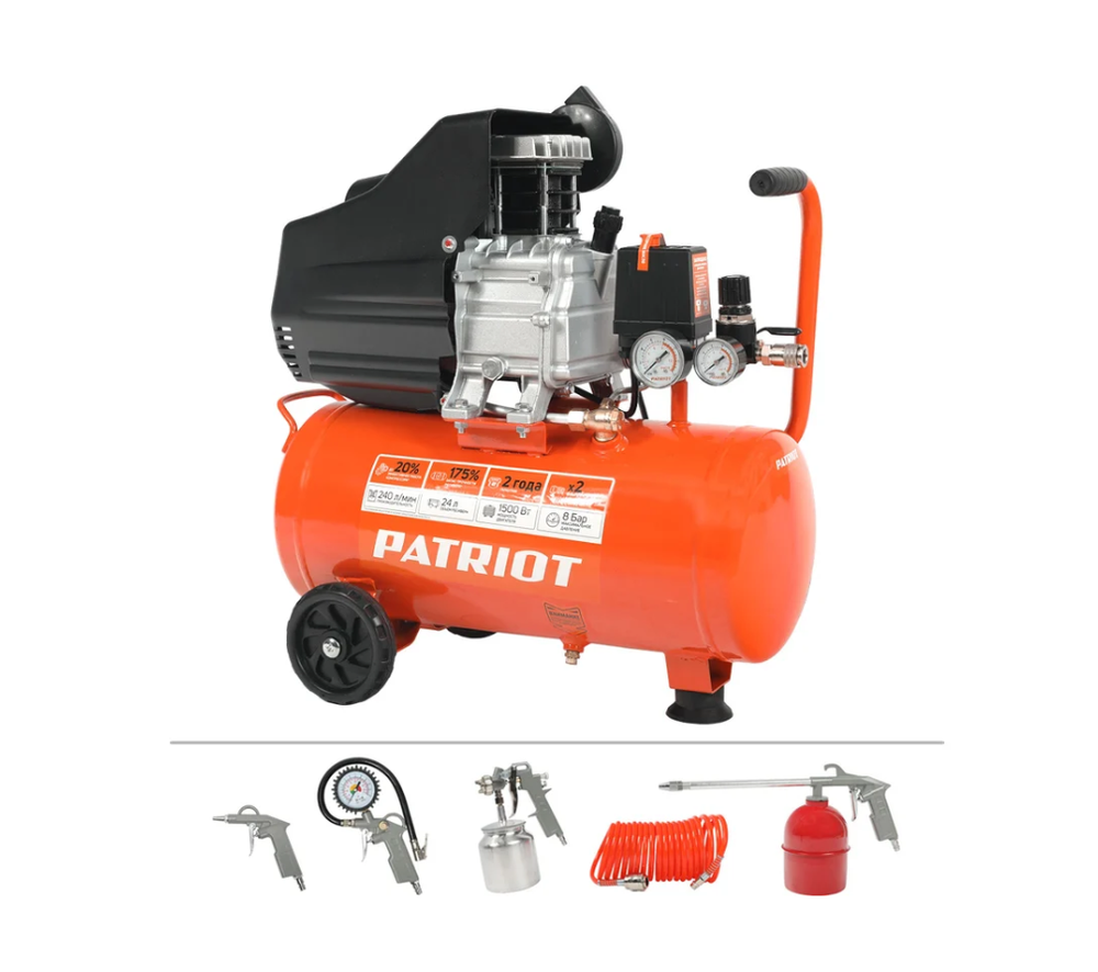 Компрессор Patriot EURO 24-240K 525306366