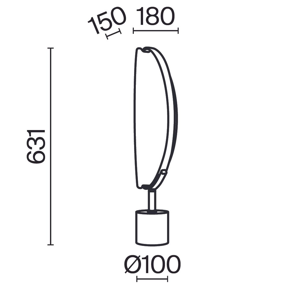 Настольный светильник Maytoni MOD281TL-L15BS3K