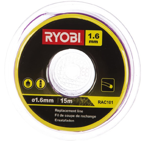 Леска для триммера Ryobi RAC101 5132002638 1,6 мм 15 м