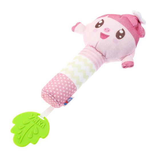 Текстильная игрушка погремушка - пищалка «Нюшенька» Умка