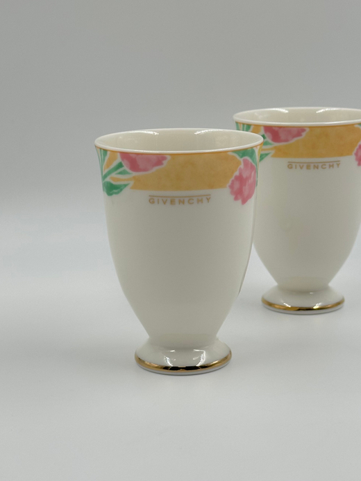 Стакан с жёлтой каймой Givenchy by Yamaka