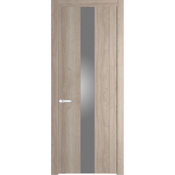 Межкомнатная дверь Profil Doors 1.9N дуб сонома стекло серебро матлак