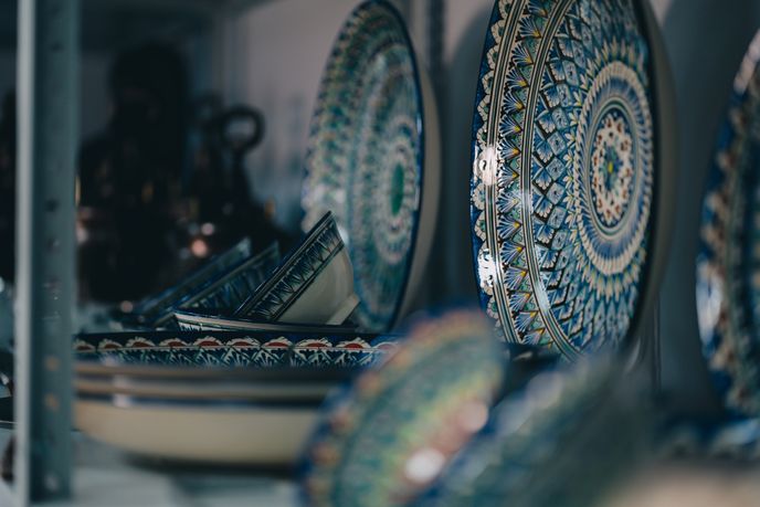 В наличии красивейшая узбекская посуда!