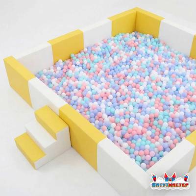 Сухой бассейн квадратный «Остров Веселья», 3,5×3,5×0,6 м