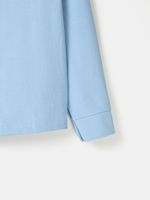 Рубашка трикотажная "Голубая" на кнопках 7+