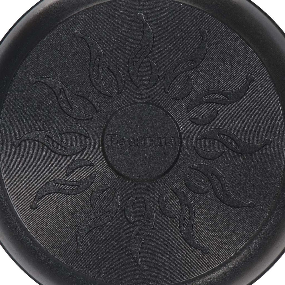 Сковорода алюминий, 24 см, антиприг, Горница, с2412а, съем руч