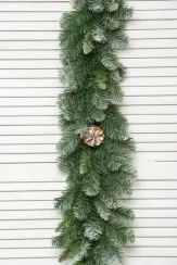 Хвойная гирлянда Северное сияние с шишками 270*30 см., ПВХ, ЕлкиТорг (23029)