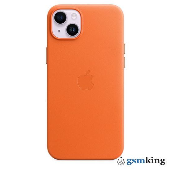 Apple Leather Case with MagSafe iPhone 14 Plus Orange (Оранжевый) MPPF3ZM/A