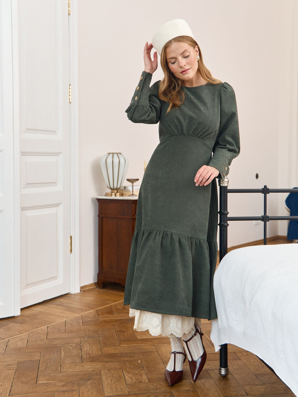 Платье с рукавом длинное