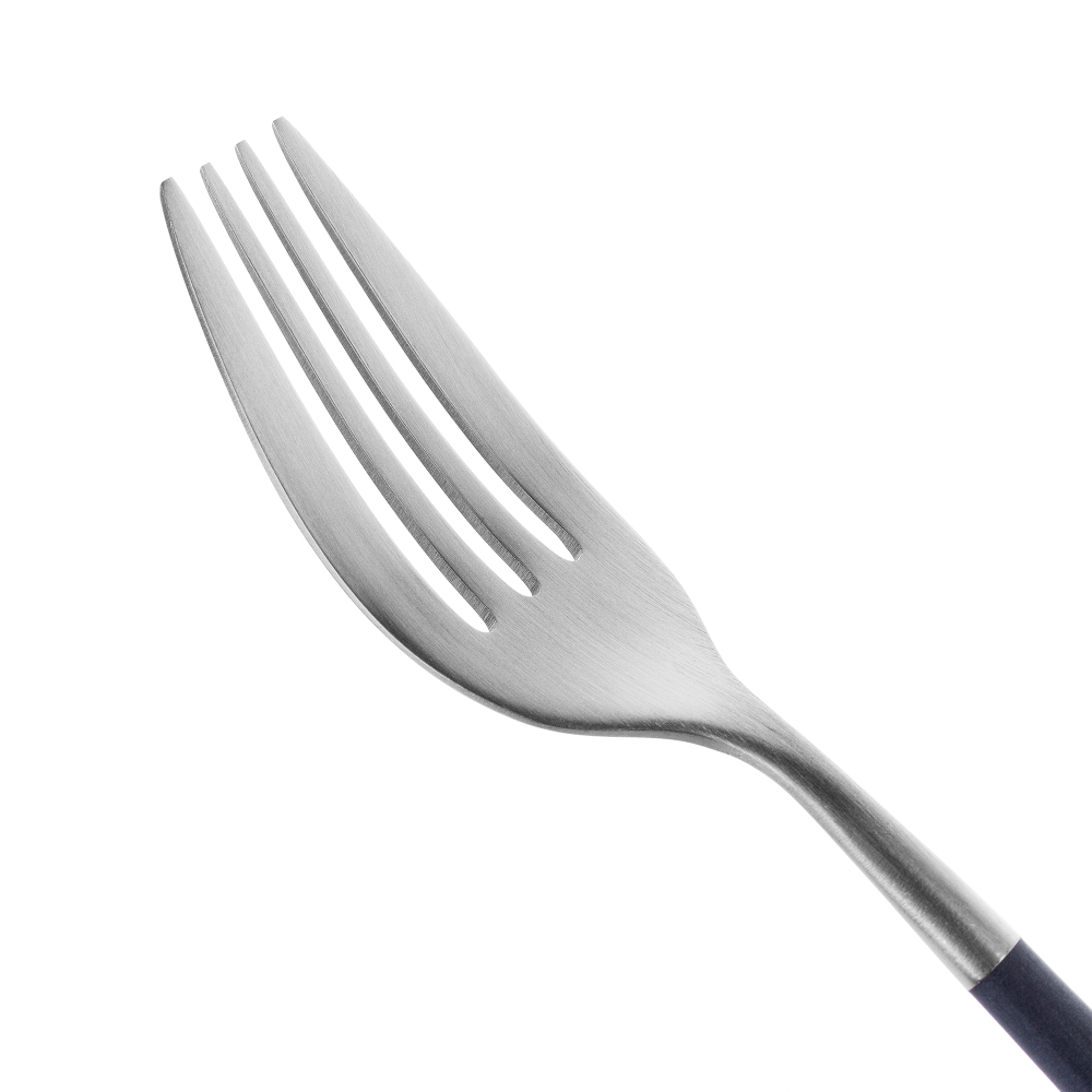 Набор столовых приборов на 6 персон 24 предмета Cutipol Mio matte blue в подарочной упаковке