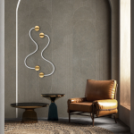 Настенный светодиодный светильник Loft It Thread 10388W BRASS