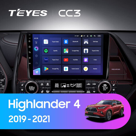 Teyes CC3 9" для Toyota Highlander 2019-2021