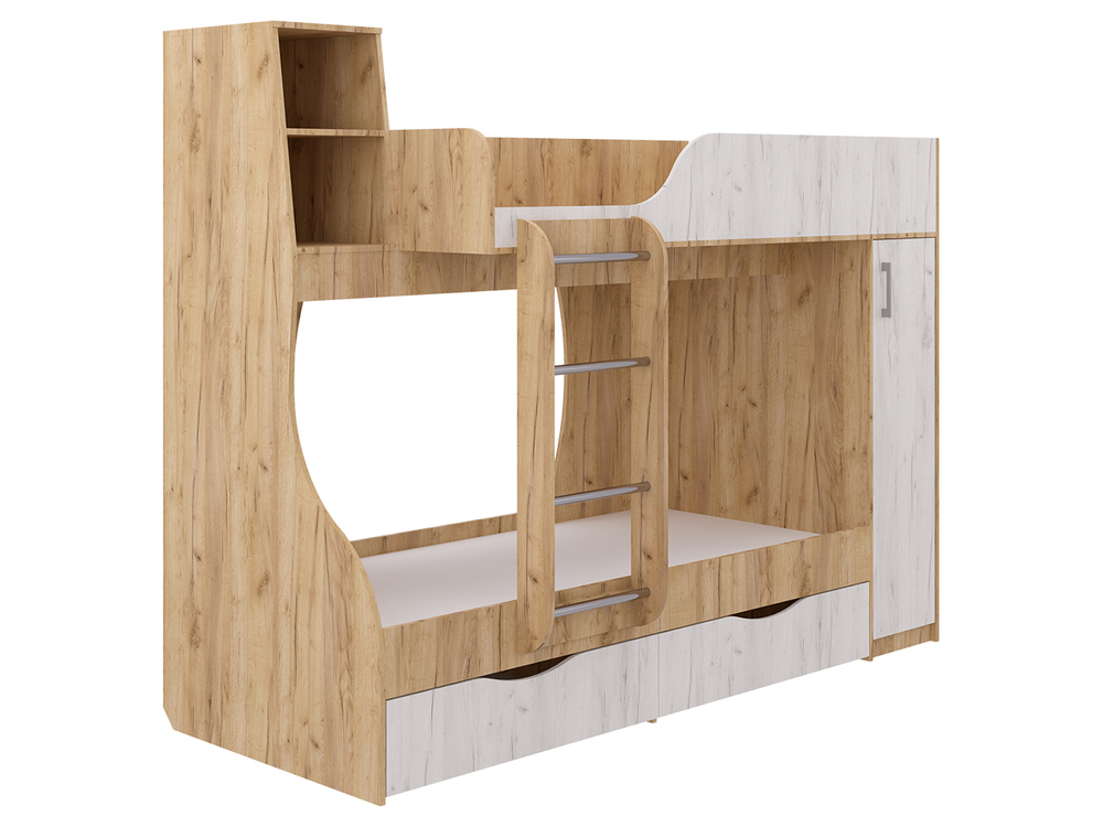 Кровать Башмачок Кр.золотой/Кр.светлый