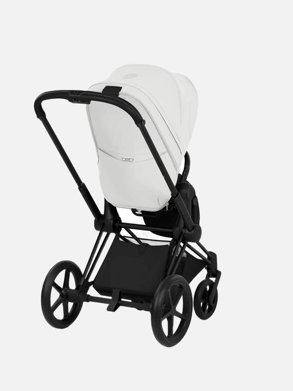 Cybex Priam 5 Style, в цвете Off White (шасси Matt Black) + автокресло Cybex Cloud T Plus