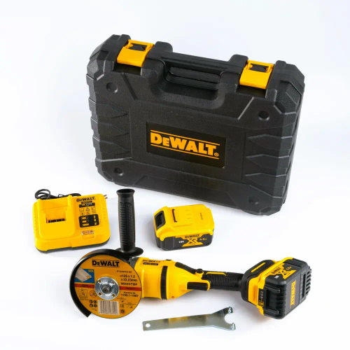 Аккумуляторная болгарка Dewalt DCG414 18V 5.0AH Brushless