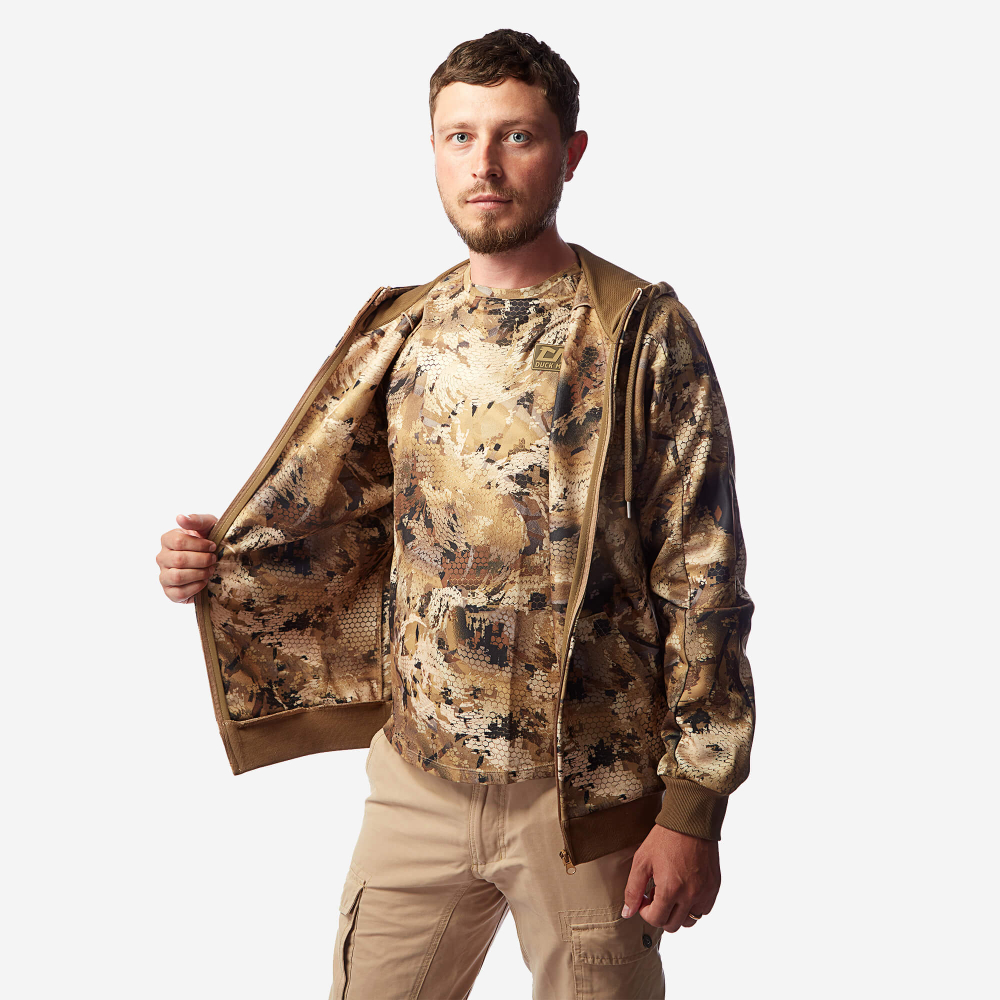 Худи (толстовка) на молнии на молнии "2Sides" цвет COMB