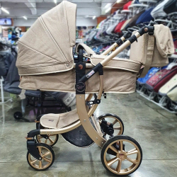 Детская коляска-трансформер 2 в 1 Luxmom Dalux 608 хаки