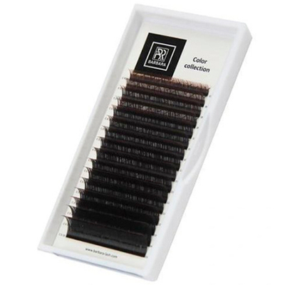 Ресницы "Горький шоколад" BARBARA МИКС ( L 0.10 7-15mm)