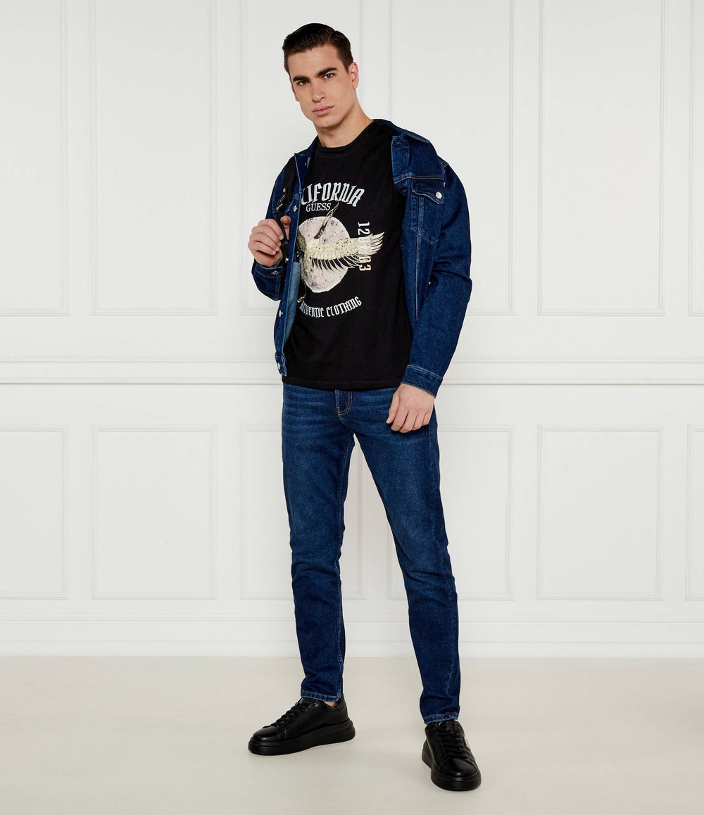 Футболка HERON GUESS - черный(M5RI19 K8FQ4)