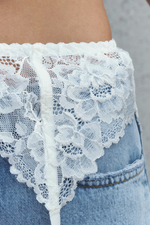 Пояс для чулок BIRDY x ROOM lingerie | Белый