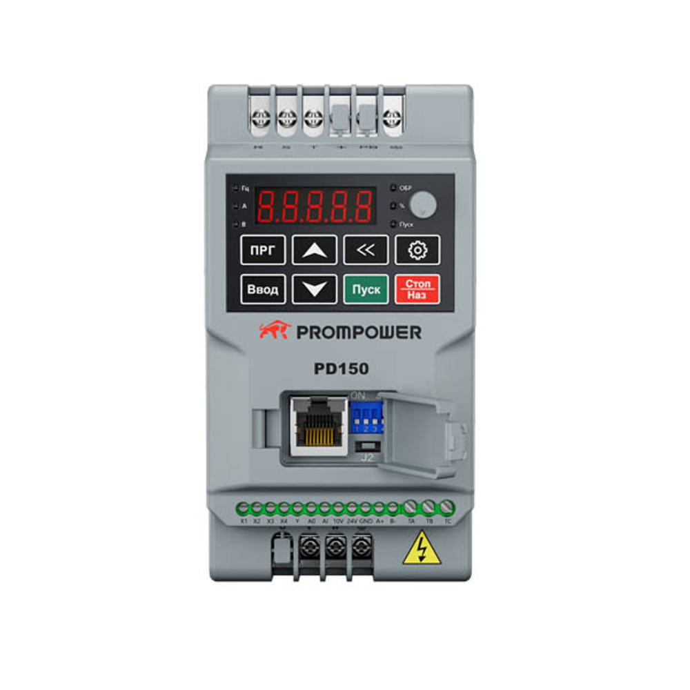 Преобразователь частоты Prompower PD150-A4007B, 380B, 3/4А, 0,75/1,5кВт