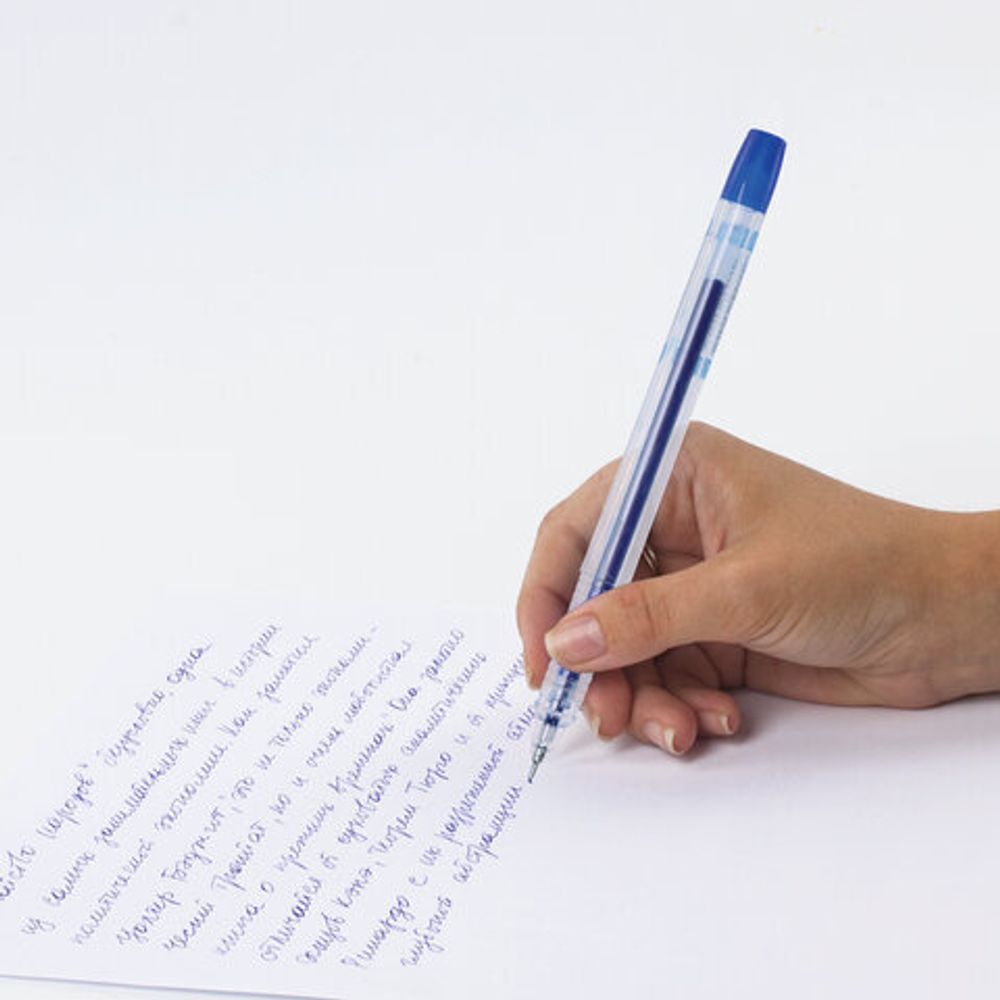 Ручка гелевая PENSAN "My King Gel", СИНЯЯ, игольчатый узел 0,5 мм, линия письма 0,4 мм, 6400/12