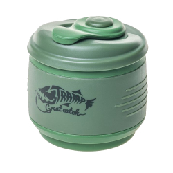 Tramp Кружка силиконовая складная с крышкой, TRC-082, оливковый/зеленый