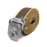 Ремень СЛЕДОПЫТ Тигр текстиль коричневый