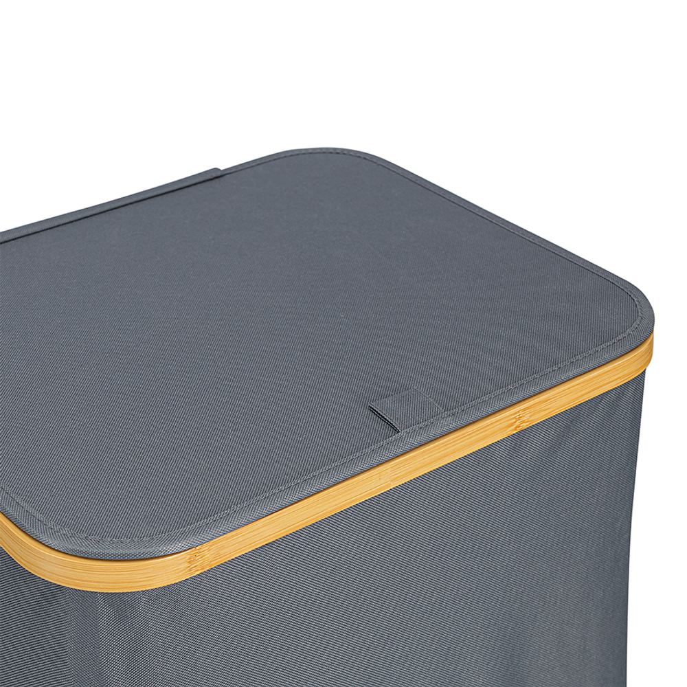 Корзина для белья Neat Tall, 41х35х74 см, серая