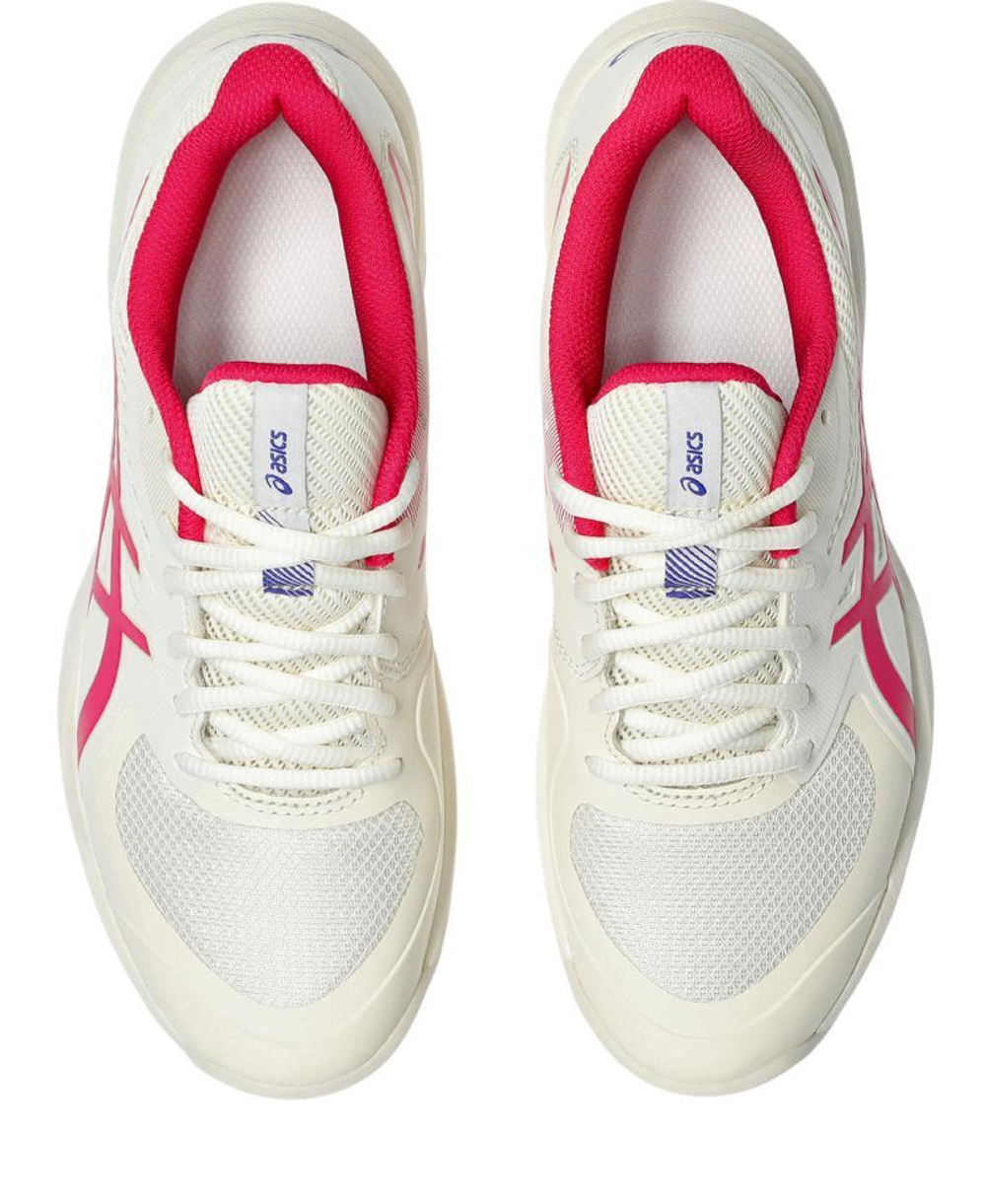 Женские Кроссовки теннисные Asics Game FF - кремовый/ярко-розовый