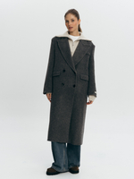 Двубортное пальто