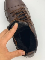 Ботинки из натуральной кожи и меха