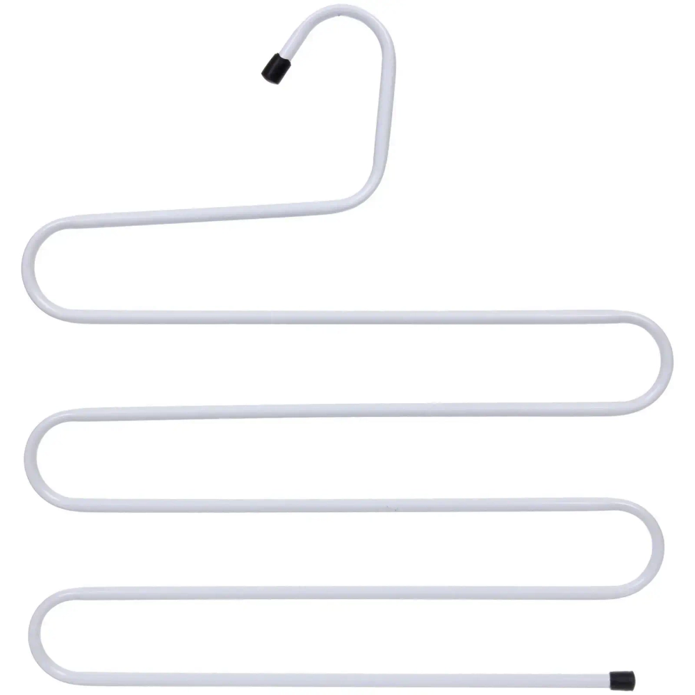 Вешалка металлическая для брюк 5 секций «ИДЕЯДОМА», цвет белый, 33*34см✦