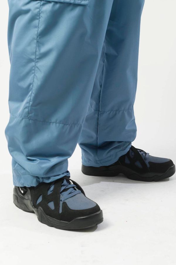 Штаны Square Pants Wide Мужские голубые темные - фото 7