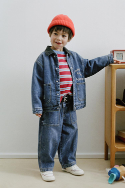 ZARA ДЖИНСОВАЯ КУРТКА-РУБАШКА С УТЕПЛИТЕЛЕМ WOODY TOY STORY © DISNEY PIXAR, ВЫЦВЕТШИЙ СИНИЙ
